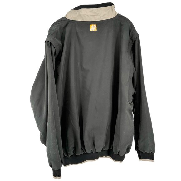 Vantage Home Depot Pullover XL Unisex Insulated Wind Breaker Zip Off Sleeves - Picture 10 of 15